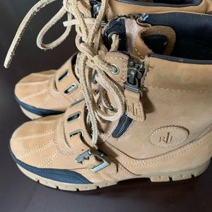 Ralph Lauren leather ladies boots size 9